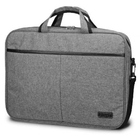 Maletín Subblim Elite Laptop Bag para Portátiles hasta 14″/ Cinta para Trolley/ Gris | TecnoSoft art sub mal20lb 3elb001 1