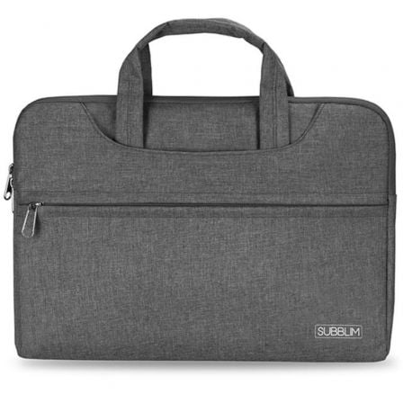 Maletín Subblim Business Laptop Sleeve para Portátiles hasta 15.6″/ Cinta para Trolley/ Gris | TecnoSoft art sub mal20ls 1bs0101 1