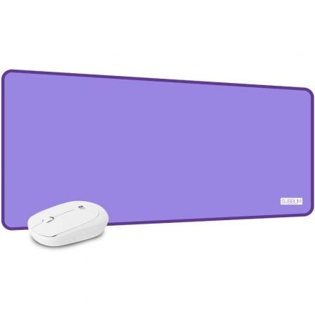 Set Ratón Inalámbrico y Alfombrilla Subblim Harmony Purple/ Hasta 1200 DPI | TecnoSoft art sub mou20set20harmony20pur 1
