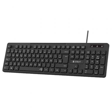 Teclado Subblim Business Slim Silencioso | TecnoSoft art sub tec20bus20slim 1