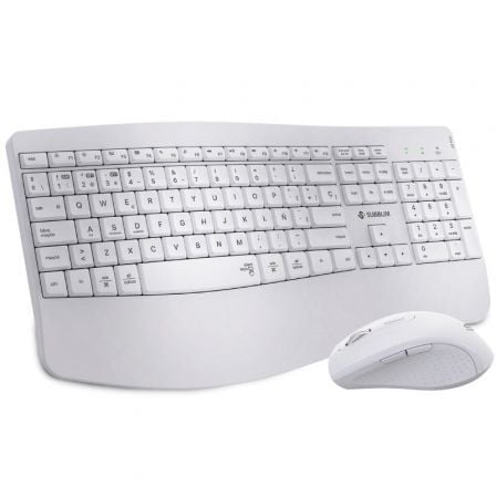Teclado y Ratón Inalámbrico Subblim Combo Dual Office Prowave/ Blanco | TecnoSoft art sub tec20combo20dual20of20pw20wh 1
