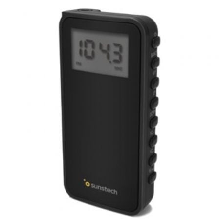 Radio Portátil Sunstech RPD23/ a Pilas/ Negra | TecnoSoft art sun radio20rpd2320bk 1