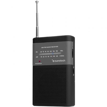 Radio Portátil Sunstech RPS42BLISBK/ Negra | TecnoSoft art sun radio20rps42blisbk 1