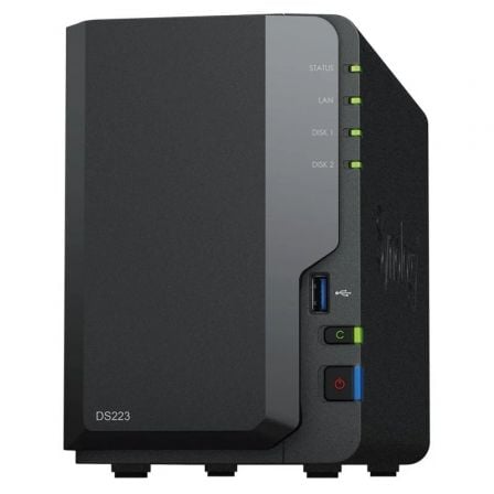 NAS Synology Diskstation DS223/ 2 Bahías 3.5″- 2.5″/ 2GB DDR4/ Formato Torre | TecnoSoft art syn nas20ds223 1