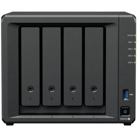 NAS Synology Diskstation DS425+/ 4 Bahías 3.5″- 2.5″/ 2GB DDR4/ Formato Torre | TecnoSoft art syn nas20ds42520plus 1