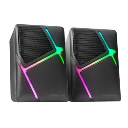 Altavoces Mars Gaming MS-H/ 10W/ 2.0/ Negros | TecnoSoft art tac alt20ms h20bk 1