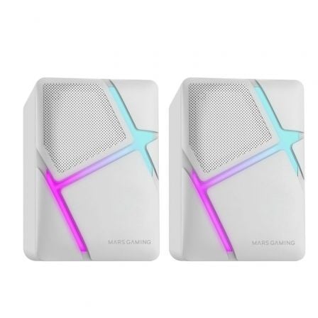 Altavoces Mars Gaming MS-H/ 10W/ 2.0/ Blancos | TecnoSoft art tac alt20ms h20wh 1