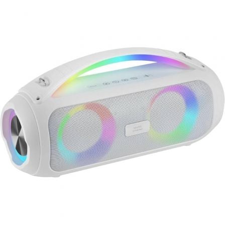 Altavoz con Bluetooth Mars Gaming MS-PULSE/ 50W RMS/ 2.0/ Blanco | TecnoSoft art tac alt20ms pulse20wh 1