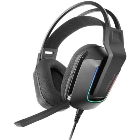 Auriculares Gaming con Micrófono Mars Gaming MH-Strike/ Jack 3.5/ USB/ Negros | TecnoSoft art tac aur mh strike bk 1