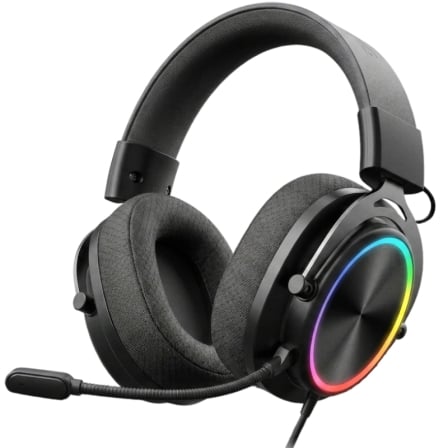 Auriculares Gaming con Micrófono Mars Gaming MH-FORGE/ Jack 3.5/ Bluetooth/ Negros | TecnoSoft art tac aur20mh forge20bk 1