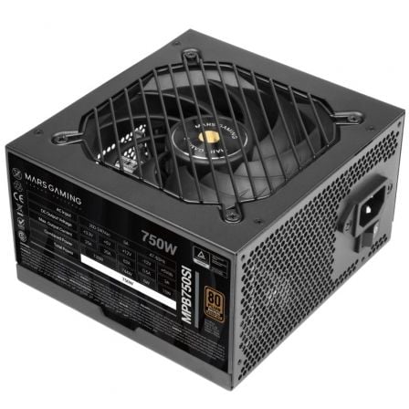 Fuente de Alimentación Mars Gaming MPB750SI/ 750W/ Ventilador 12cm/ 80 Plus Bronze | TecnoSoft art tac fuente20mpb750si 1