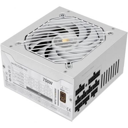 Fuente de Alimentación Mars Gaming MPB750SIM/ 750W/ Ventilador 14cm/ 80 Plus Bronze | TecnoSoft art tac fuente20mpb750sim20wh 1