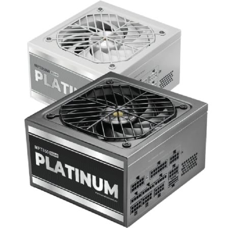 Fuente de Alimentación Mars Gaming MPT850/ 850W/ Ventilador 14cm/ ATX 3.1/ PCIe 5.1/ 80 Plus Platinum/ Negra | TecnoSoft art tac fuente20mpt85020bk 1
