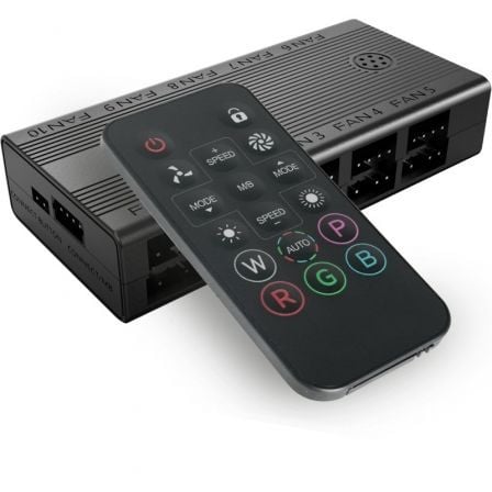 Controlador Hub Remoto Mars Gaming MF-HUB para Ventiladores ARGB | TecnoSoft art tac hub20mf hub20bk 1