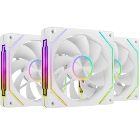Pack 3 Ventiladores Invertidos Mars Gaming MF-LINKFINITYKIT2R/ 12cm/ ARGB/ Blancos | TecnoSoft art tac ref20mflinkfinitykit2rw 1