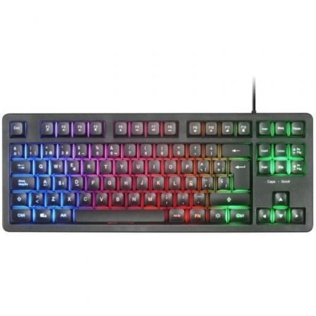 Teclado Gaming SemiMecánico Mars Gaming MK023 | TecnoSoft art tac tec mk023 bk 1