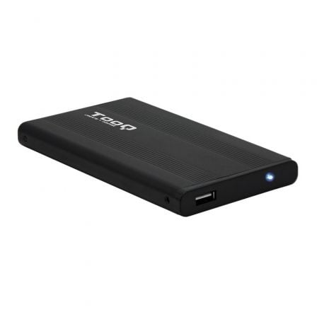 Caja Externa para Disco Duro de 2.5″ TooQ TQE-2510B/ USB 2.0 | TecnoSoft art too caja20tqe 2510b 1