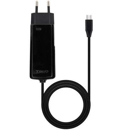 Cargador de Portátil GaN TooQ TQLC-USBCGAN100PD-C USB Tipo-C/ 100W/ Automático/ Voltaje 5-20V | TecnoSoft art too car20tqlc usbcgan100pd c 1
