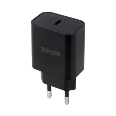 Cargador de Pared TooQ TQWC-PDUSBC20B/ 1xUSB Tipo-C/ 20W | TecnoSoft art too carga20tqwc pdusbc20b 1
