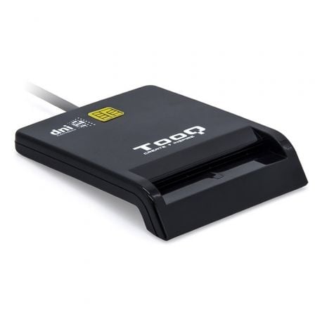 Lector de DNI TooQ TQR-210B/ USB 2.0/ Negro | TecnoSoft art too dni20tqr 210b 1