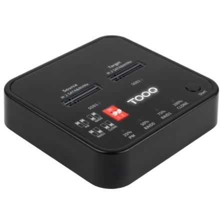 Docking Station para SSD M2 SATA/NVMe TooQ TQDS-201B | TecnoSoft art too dock20tqds 201b 1