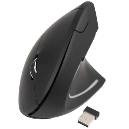 Ratón Vertical Inalámbrico TooQ TQMWG-1104-B/ Hasta 3200 DPI | TecnoSoft art too mou20tqmwg 1104 b 1