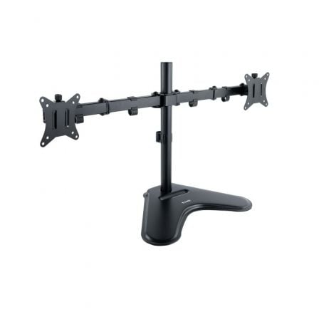 Soporte de Sobremesa para 2 Monitores TooQ DB1702TN-B/ Giratorio/ Inclinable/ hasta 9kg | TecnoSoft art too soporte20db1702tn b 1