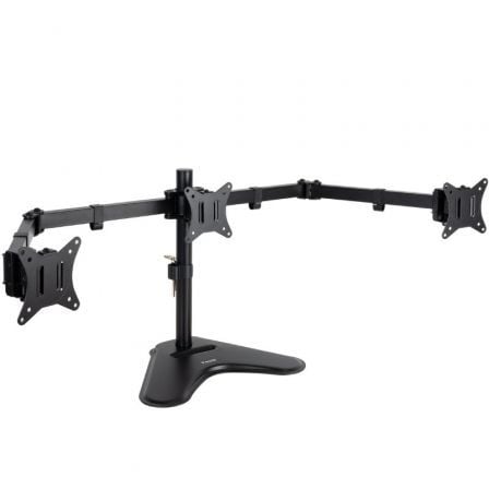 Soporte de Sobremesa para 3 Monitores TooQ DB1704TN-B/ Giratorio/ Inclinable/ hasta 7kg | TecnoSoft art too soporte20db1704tn b 1