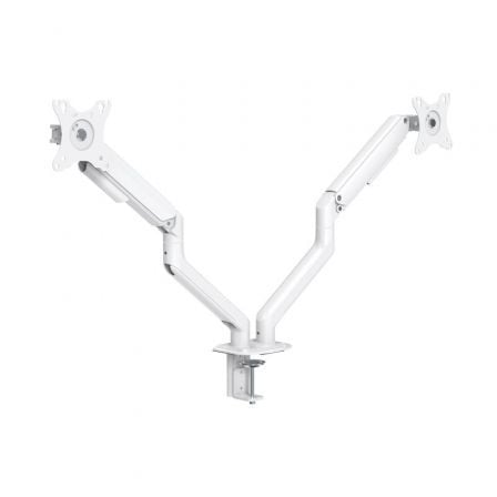 Soporte de Mesa para 2 Monitores TooQ DB4132TNR-W/ Giratorio/ Inclinable/ hasta 9kg | TecnoSoft art too soporte20db4132tnr w 1