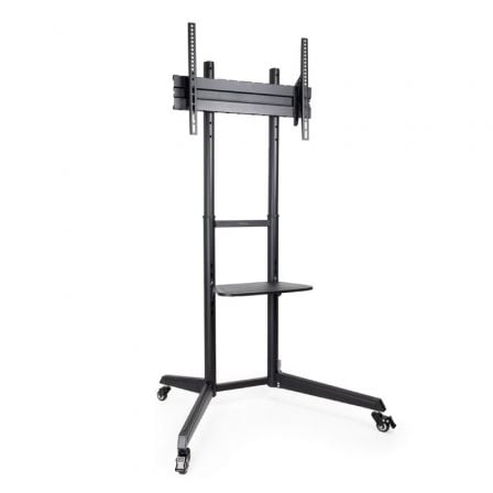 Soporte de Suelo Inclinable con Ruedas TooQ FS1170M-B para TV de 37-70″/ hasta 50kg | TecnoSoft art too soporte20fs1170m b 1