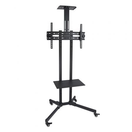Soporte de Suelo Inclinable/ Ajustable TooQ FS1470M-B para TV de 37-70″/ hasta 50kg | TecnoSoft art too soporte20fs1470m b 1