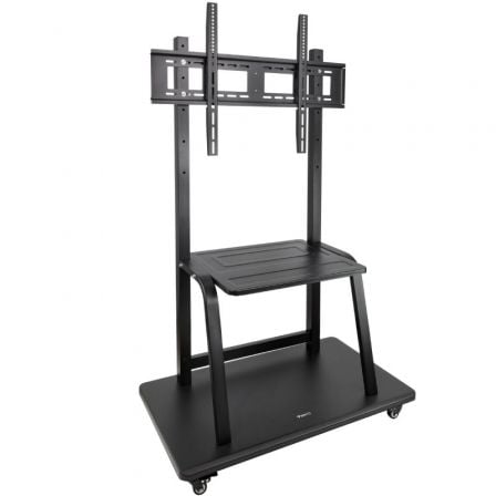 Soporte de Suelo Ajustable con Ruedas TooQ FS20101M-B para TV de 37-100″/ hasta 150kg | TecnoSoft art too soporte20fs20101m b 1