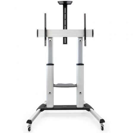 Soporte de Suelo Inclinable/ Ajustable con Ruedas TooQ FS20300M-B para TV de 60-100″/ hasta 100kg | TecnoSoft art too soporte20fs20300m b 1