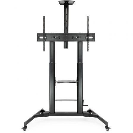 Soporte de Suelo Inclinable/ Ajustable con Ruedas Tooq FS20400HM-B para TV de 60-100″/ hasta 100kg | TecnoSoft art too soporte20fs20400hm b 1