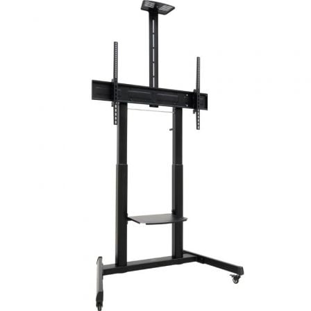 Soporte de Suelo Inclinable con Ruedas TooQ FS20406HM-B para TV de 60-100″/ hasta 120kg | TecnoSoft art too soporte20fs20406hm b 1