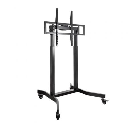 Soporte de Suelo Eléctrico con Ruedas TooQ FSM02-B para TV 55-100″/ hasta 120kg | TecnoSoft art too soporte20fsm02 b 1