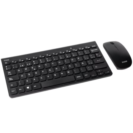 Teclado y Ratón Inalámbricos TooQ TQKMW-3101-B | TecnoSoft art too tec20set20tqkmw 3101 b 1
