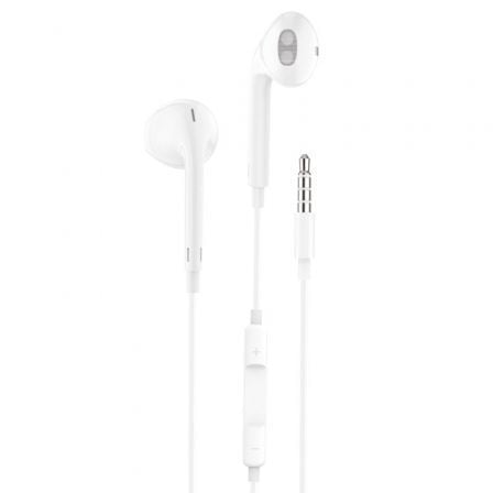 Auriculares Intrauditivos Tech One Tech earTECH TEC1001/ con Micrófono/ Jack 3.5/ Blancos | TecnoSoft art tot aur20tec1001 1