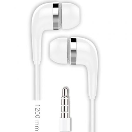 Auriculares Intrauditivos Tech One TEC2905/ con Micrófono/ Jack 3.5/ Blancos | TecnoSoft art tot aur20tec2905 1