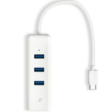 Hub USB Tipo-C 3.0 TP-Link UE330C/ 3xUSB/ 1xRJ45/ Blanco | TecnoSoft art tpl hub20ue330c 1