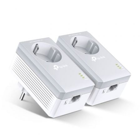 Adaptador Powerline TP-Link TL-PA4010P KIT 600Mbps/ Alcance 300m/ Pack de 2 | TecnoSoft art tpl plc20tl pa4010p20kit 1