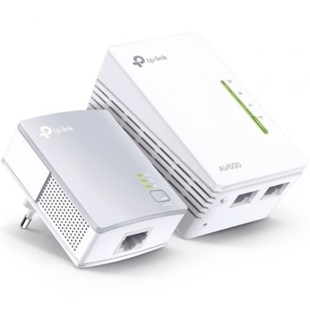 Adaptador Powerline TP-Link TL-WPA4221 KIT 600Mbps/ Alcance 300m/ Pack de 2 | TecnoSoft art tpl plc20wpa4221kit 1