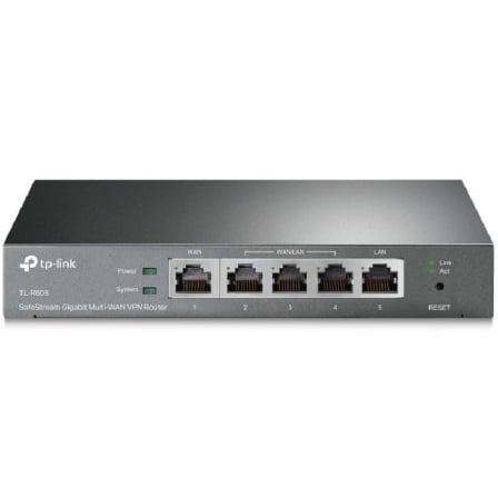 Router VPN SafeStream Gigabit TP-Link Omada TL-R605/ 5 Puertos Multi-WAN | TecnoSoft art tpl rou20tl r60520v2 1