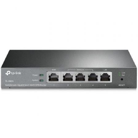 Router VPN SafeStream Gigabit TP-Link Omada TL-R605/ 5 Puertos Multi-WAN | TecnoSoft art tpl rou20tl r605 1