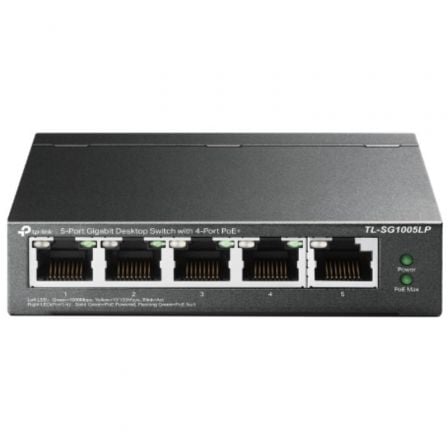 Switch TP-Link TL-SG1005LP 5 Puertos/ RJ-45 10/100/1000/ PoE | TecnoSoft art tpl switch tl sg1005lp 1