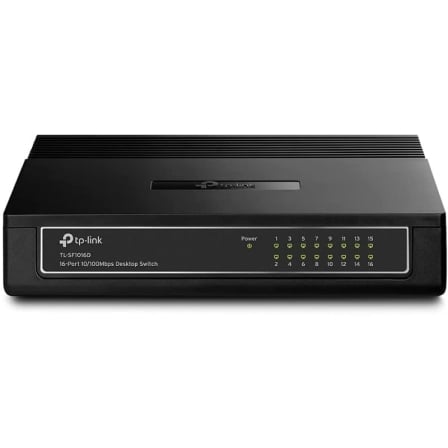 Switch TP-Link TL-SF1016D 16 Puertos/ RJ-45 10/100 | TecnoSoft art tpl switch2016p20v2 1
