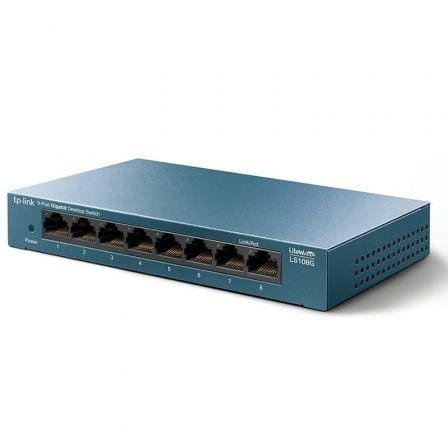 Switch TP-Link LS108G 8 Puertos/ RJ-45 10/100/1000 | TecnoSoft art tpl switch20ls108g 1
