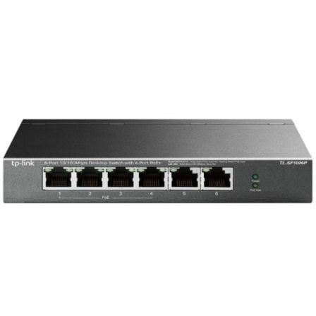 Switch TP-Link TL-SF1006P 6 Puertos/ RJ-45 10/100 PoE | TecnoSoft art tpl switch20tl sf1006p 1