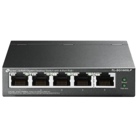 Switch TP-Link TL-SG1005LP 5 Puertos/ RJ-45 10/100/1000/ PoE | TecnoSoft art tpl switch20tl sg1005lp20v2 1