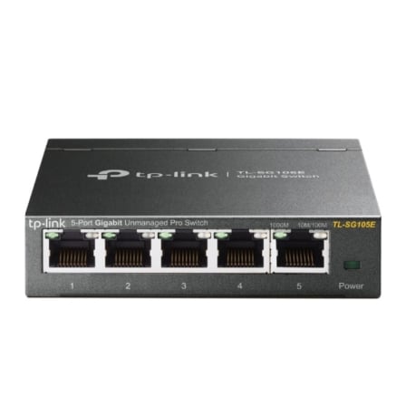 Switch TP-Link Easy Smart TL-SG105E 5 Puertos/ RJ-45 10/100/1000 | TecnoSoft art tpl switch20tl sg105e20v2 1